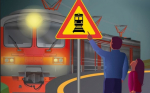 Барабинская дистанция пути напоминает гражданам о правилах безопасного нахождения на железнодорожных путях